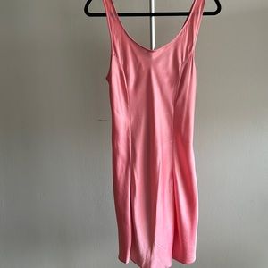 Vintage Victoria Secret Silk Slip Mid Length Salmon
